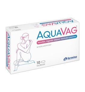 Aquavag, globulki dopochwowe, 10 szt.