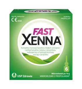 Xenna Fast, mikrowlewki, 10 g x 6 szt.