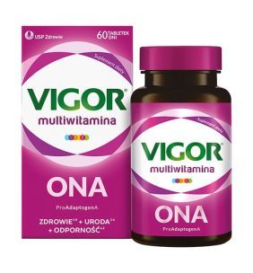 Vigor multiwitamina ONA zestaw witamin i minerałów z ashwagandhą, tabletki, 60 szt.
