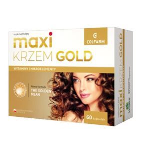 Maxi Krzem Gold, kapsułki, 60 szt.