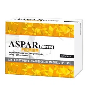 ASPAR ESPEFA PREMIUM, 250 mg + 250 mg, tabletki, 150 szt.