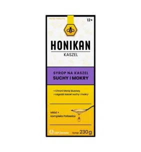 Honikan Kaszel, syrop na kaszel suchy i mokry, 230 g
