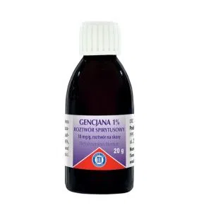 Gencjana 1% roztwór spirytusowy (Pyoctanina), 20 g (Hasco)