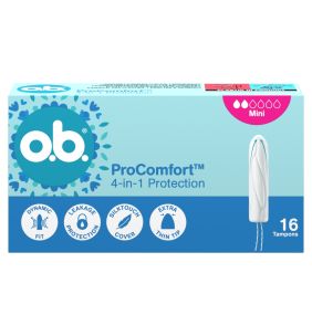 Kenvue, tampon, OB ProComfort Mini, 16 szt