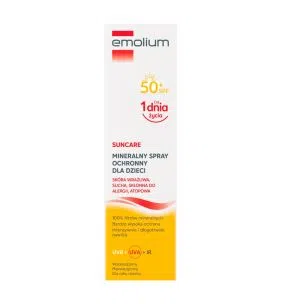 Emolium Suncare, mineralny spray ochronny, SPF 50+, 100 ml