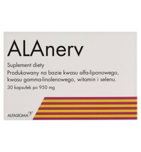 ALAnerv, 920 mg, kapsułki, 30 szt.
