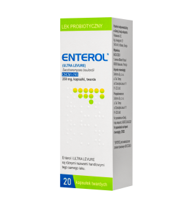 Enterol, 250 mg, kapsułki twarde, 20 sztuk, (import równoległy, Grecja, Delfarma)
