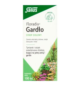 Floradix Gardło, syrop ziołowy, 100 ml
