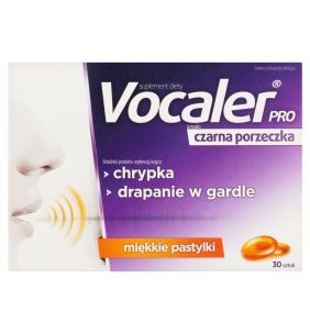 Vocaler PRO, pastylkI do ssania,czarna porzeczka, 30 szt