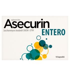 Asecurin Entero, kaps.twarde, 10 szt
