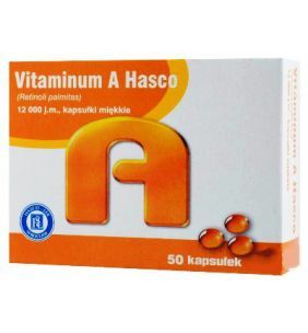 Vitaminum A Hasco, 2500 j.m, kapsułki miękkie, 50 szt.