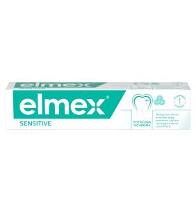 Elmex, Sensitive z aminofluorkiem, pasta do zębów, 75 ml