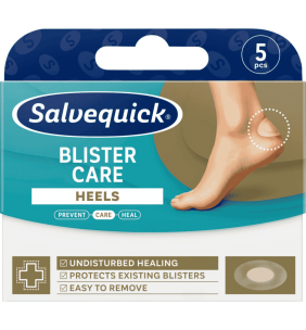 Salvequick Blister Care Heels, plastry, 5 szt