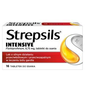 Strepsils Intensive, 8,75 mg, tabletki do ssania, 16 sztuk