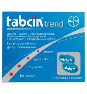 Tabcin Trend, kapsułki miękkie, 12 szt.