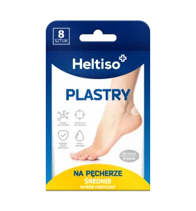 Heltiso plastry na pęcherze średnie, 8 sztuk