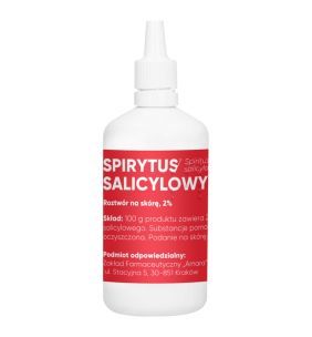 Spirytus salicylowy, 2%, roztwór na skórę, 100 g (Amara)