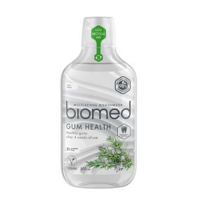 Biomed, płyn do płukania jamy ustnej Well Gum - mięta + zioła, 500 ml