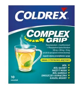 Coldrex Complex Grip(Muco Grip)prosz.d/sp.roztw.doustn.10szt