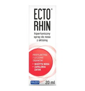Ectorhin, spray, do nosa z ektoina, hipertoniczny, 20 ml