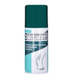 Daktarin, 20 mg/g, puder leczniczy w aerozolu, 100 g