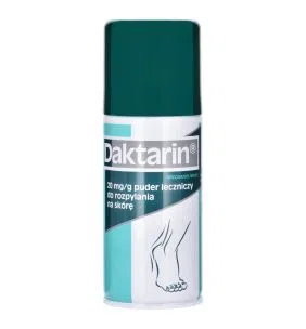 Daktarin, 20 mg/g, puder leczniczy w aerozolu, 100 g