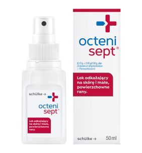Octenisept, płyn na skórę, 50 ml (atomizer)