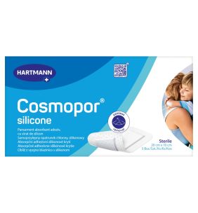 Cosmopor Silicone, opatr., chlonny, 20x10cm, 5 szt