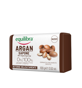 Equilibra, mydło Arganowe 100%, 100 g