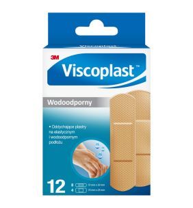 Viscoplast Wodoodporny, plastry, 12 szt.