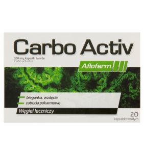 Carbo Activ Aflofarm, 200 mg, kapsułki twarde, 20 sztuk