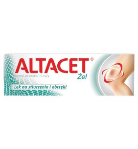 Altacet, 10 mg/g, żel na urazy i stłuczenia w tubie, 75 g