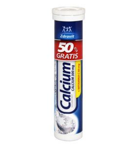 Zdrovit Calcium 300 mg + Witamina C, tabletki musujące, smak mandarynkowy, 20 szt.