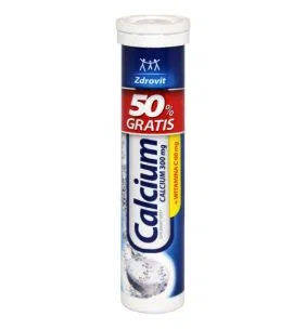 Zdrovit Calcium 300 mg + Witamina C, tabletki musujące, smak mandarynkowy, 20 szt.