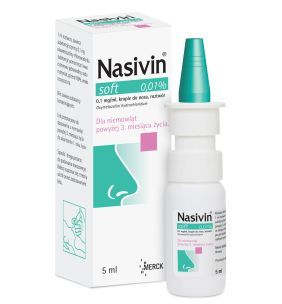 Nasivin Baby, 0,1 mg/ml, krople do nosa, 5 ml