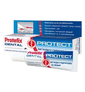 Protefix Dental, żel kojąco-regenerujący do dziąseł, 10 ml