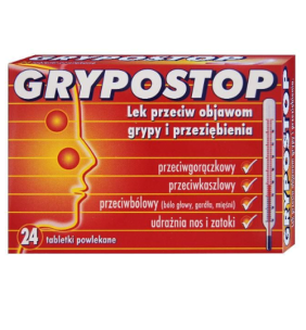 Grypostop, tabletki powlekane, 24 szt.