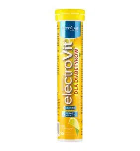 ElectroVit dla Diabetyków, tabletki musujące, smak cytrynowy, bez cukru, 20 szt.