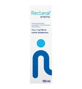 Rectanal, (14 g + 5 g)/100 ml, roztwór doodbytniczy, 150 ml