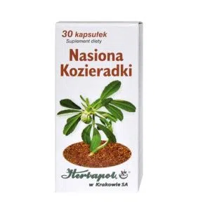 Nasiona kozieradki, kapsułki, 30 szt.