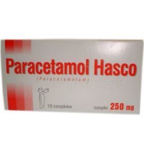 Paracetamol Hasco, 250 mg, czopki, 10 szt.
