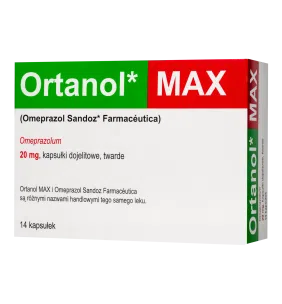 Ortanol Max, 20 mg, kaps.dojelit.tw.,(i.row)Delf,Hisz,14szt
