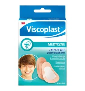 Viscoplast Opti-Plast, plastry okulistyczne, 82 mm x 57 mm, 10 szt.