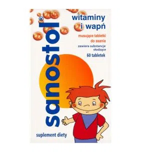 Sanostol, tabletki musujące do ssania, 60 szt.