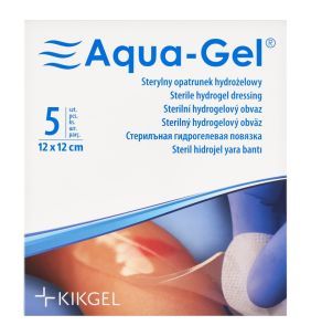Aqua-Gel, opatrunek hydrożelowy, 12 cm x 12 cm, 1 sztuka