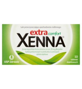 Xenna Extra Comfort, tabletki drażowane, 10 szt.