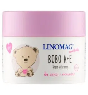 Linomag, Bobo A+E, krem ochronny dla dzieci i niemowląt, 50 ml