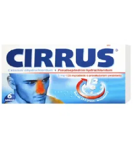 Cirrus Duo (Cirrus), 5 mg+120 mg, tabletki o przedłużonym uwalnianiu, 6 szt.