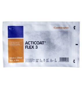 Acticoat Flex 3, opatrunek, 10 cm x 20 cm, 1 szt. (z opakowania 12 szt.)