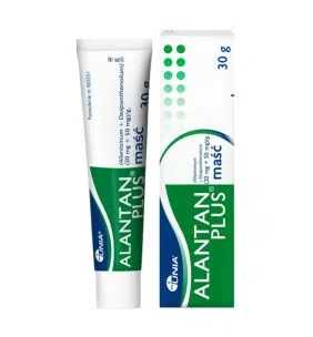 Alantan Plus, (20 mg + 50 mg)/g, maść,100 g